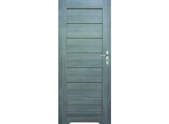 Skrzydło drzwiowe Prim grafit podcięcie 80 L