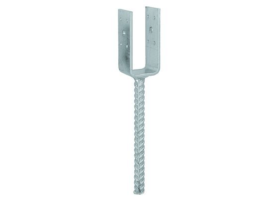 Podstawa słupa typu U 71 x 71 x 200 mm do wbetonowania