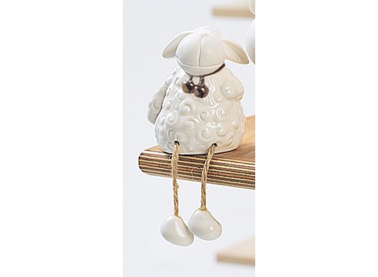 Figurka ceramiczna baranek