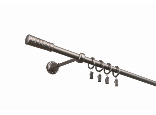 Karnisz 16 mm galwanika pojedynczy 300 cm Picasso chrom mat