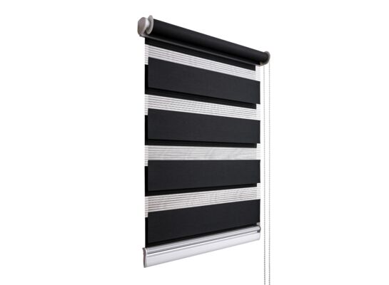 Miniroleta n&d szaro-czarny 37 x 150 cm