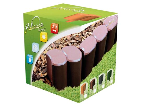 Palisada obrzeże trawnika Maxi grafit 14 x 20 cm 2,1 m