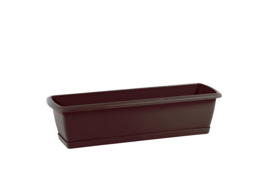 Skrzynka balkonowa z podstawką RESPANA SET brąz