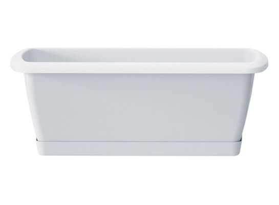 Skrzynka balkonowa z podstawką RESPANA SET biały