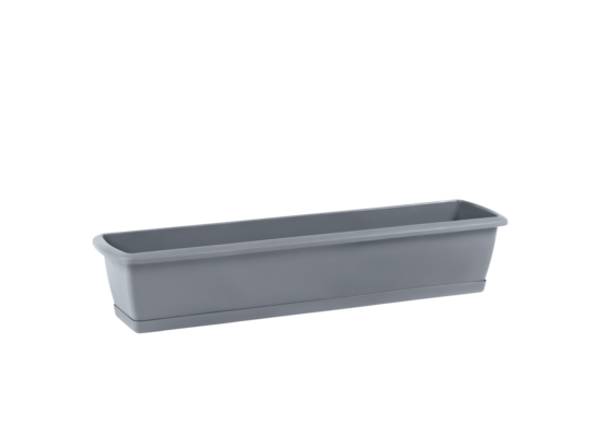 Skrzynka balkonowa z podstawką RESPANA SET szary kamienny