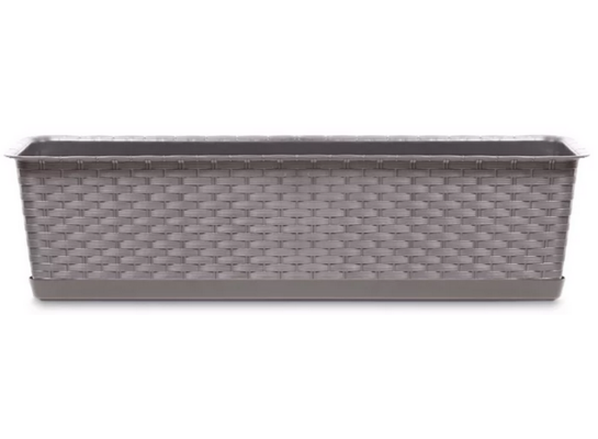 Skrzynka balkonowa RATOLLA SET mocca