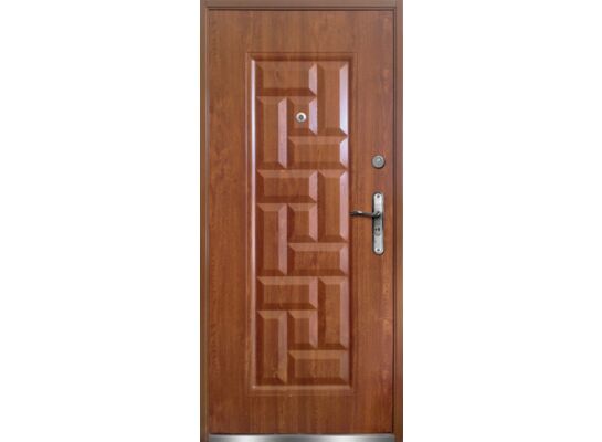 Drzwi zewnętrzne stalowe Nata złoty dąb 80P