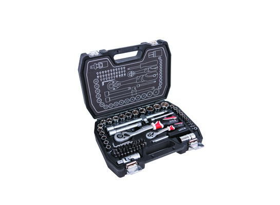 Zestaw kluczy nasadowych 72 części YT-38782 Yato