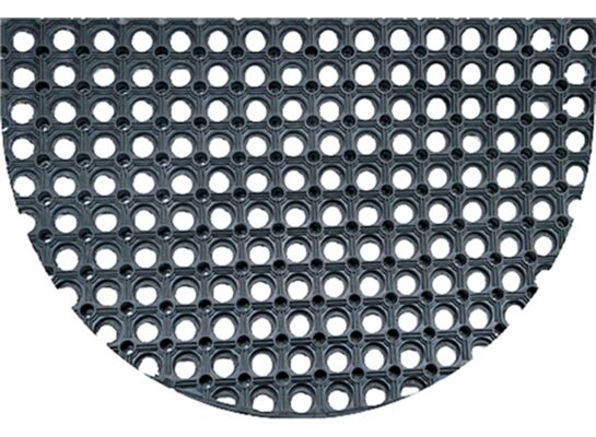 Wycieraczka plaster miodu półkole 45 x 75 cm KONTRAST