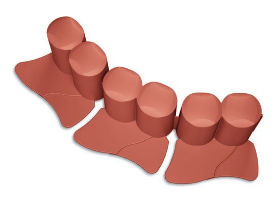 Palisada ogrodowa PALISADA terakota