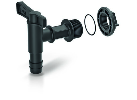 Kran do deszczówki CANTAP czarny