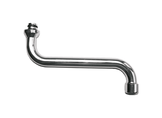 Wylewka typu S do baterii 20 cm chrom Invena