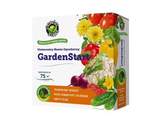 Nawóz GardenStart uniwersalny ogrodniczy karton 3 kg Ogród Start