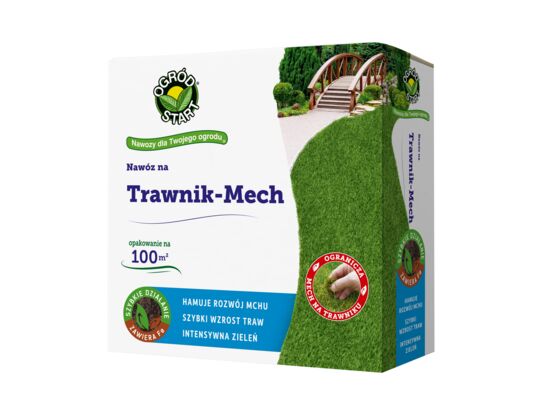 Nawóz na trawnik - mech karton 3 kg Ogród Start