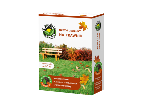 Nawóz na trawnik jesienny karton 1 kg Ogród Start