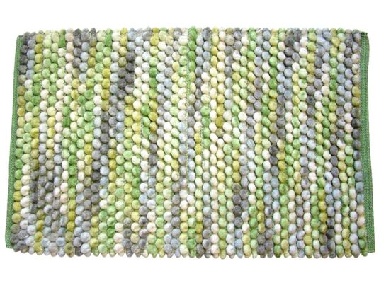 Dywanik łazienkowy "Mosaic" 50 x 80 cm zielony melanż