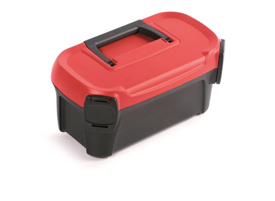 Skrzynka narzędziowa 32,8 x 17,8 x 16 cm czerwona-czarna