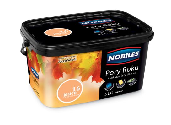 Farba lateksowa Pory Roku Jesień Brzoskwiniowa 5 l Nobiles