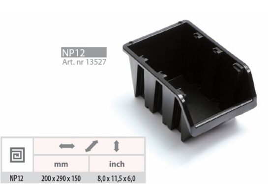 Pojemnik magazynowy Tuck 29 x 20 x 15 cm czerwony