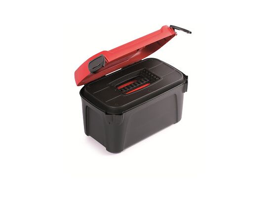 Skrzynka 38 x 23,4 x 22,5 cm czarno-czerwony