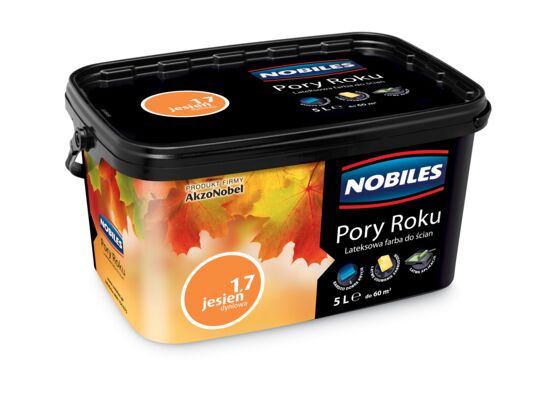 Farba lateksowa Pory Roku Jesień Dyniowa 5 l Nobiles