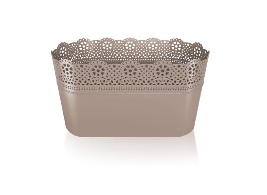 Doniczka LACE - MOCCA