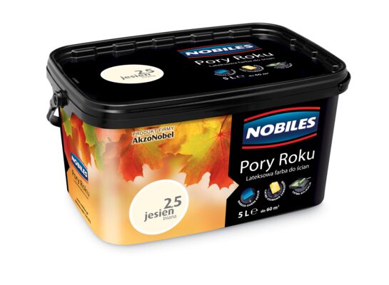 Farba lateksowa Pory Roku Jesień Lniana 5 l Nobiles
