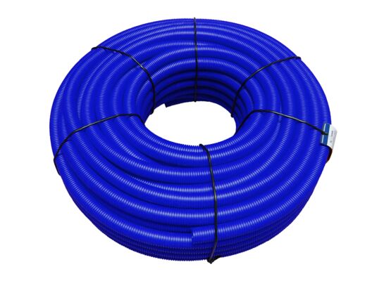 Rura peszel 18 x 22 mm niebieska - rolka 100 metrów