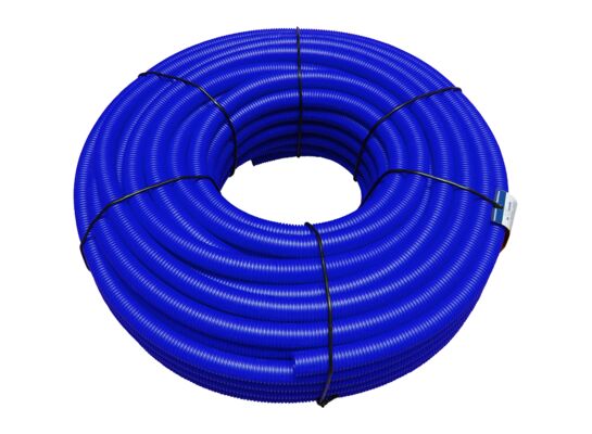 Rura peszel 23 x 28 mm niebieska - rolka 50 metrów