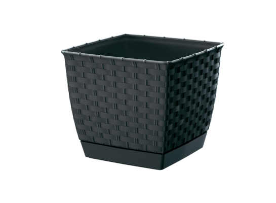 Doniczka RATOLLA square - antracytowy