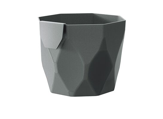 Doniczka ROCKA - SZARY KAMIENNY