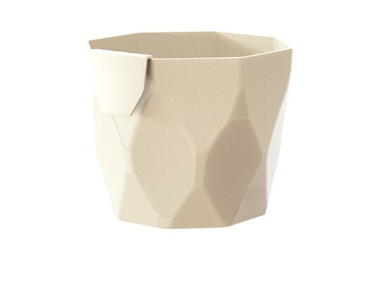 Doniczka ROCKA - KREM