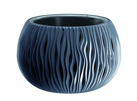 Doniczka BOWL SANDY Ø29 x 19 cm antracytowy