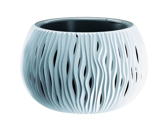 Doniczka BOWL SANDY Ø29 x 19 cm biały