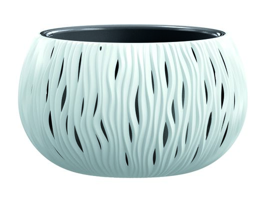 Doniczka BOWL SANDY Ø37 x 21 cm biały