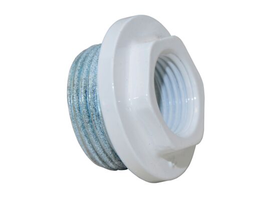 Korek redukcyjny 1 x 1/2" do grzejnika aluminiowego lewy