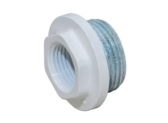 Korek redukcyjny 1 x 3/4" do grzejnika aluminiowego prawy