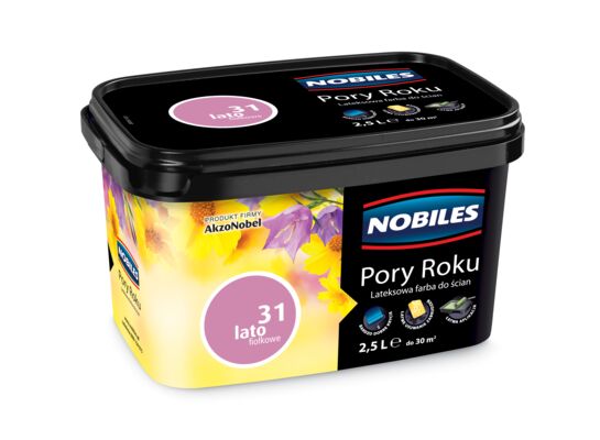 Farba lateksowa Pory Roku Lato Fiołkowe 2,5 l Nobiles