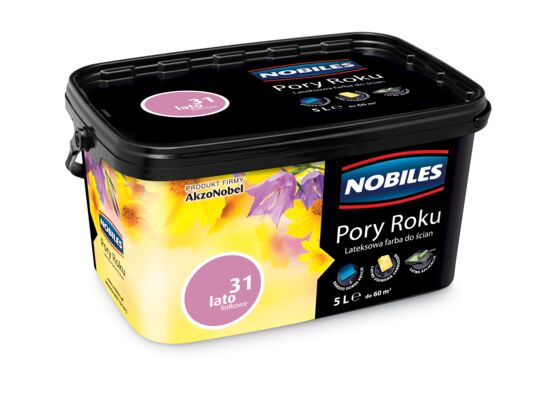 Farba lateksowa Pory Roku Lato Fiołkowe 5 l Nobiles
