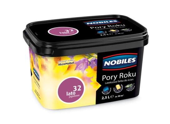 Farba lateksowa Pory Roku Lato Jagodowe 2,5 l Nobiles