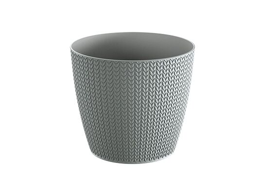 Doniczka WHEATY - szary kamienny