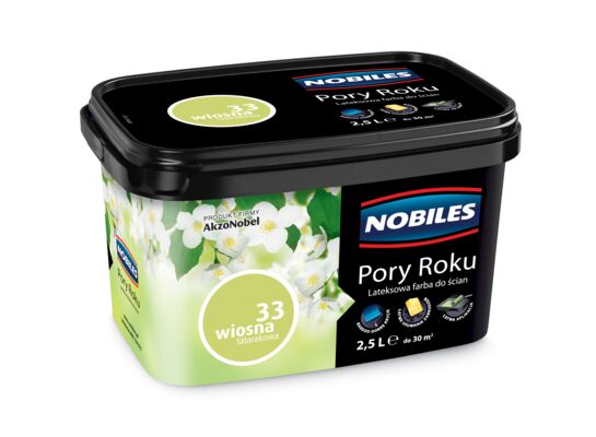 Farba lateksowa Pory Roku Wiosna Tatarakowa 2,5 l Nobiles