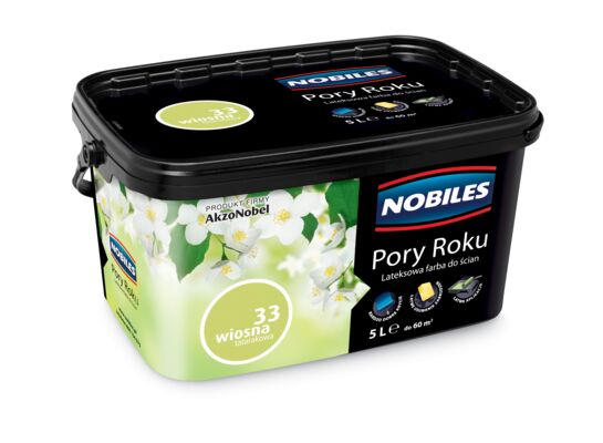 Farba lateksowa Pory Roku Wiosna Tatarakowa 5 l Nobiles