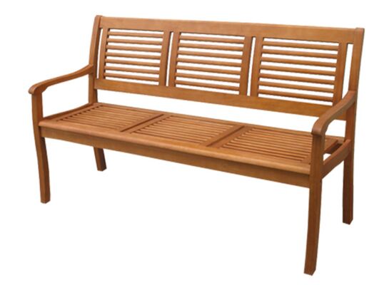 Ławka z drewna eukaliptusowego