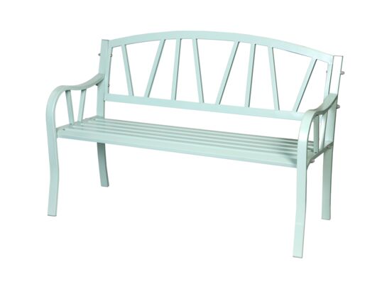 Ławka metalowa jasnozielona