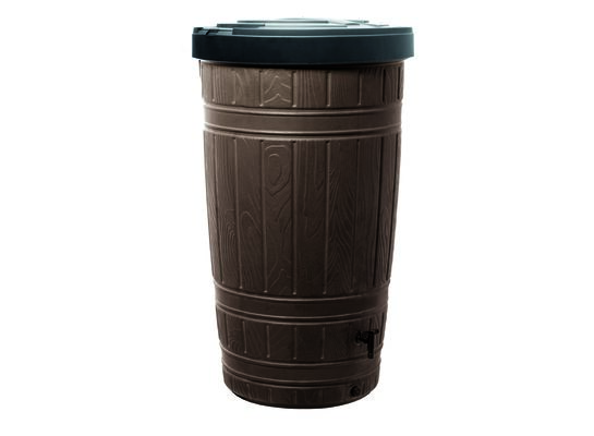 Pojemnik na deszczówkę Woodcan 265 l brąz