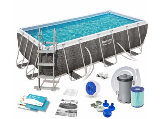 Basen ze stelażem 404 x 201 x 100 cm BESTWAY