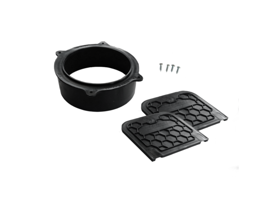 Zestaw 2 x ścianka czołowa zamknięta 100 x 90 + odpływ dolny średnica 110 cm