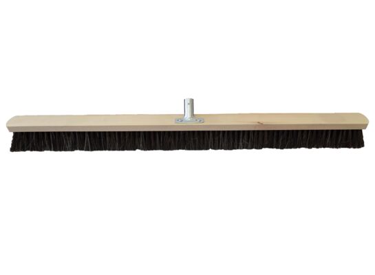 Zamiatacz L-1000 mm, oprawa drewniana z kominkiem metalowym włosie mieszane SINPO