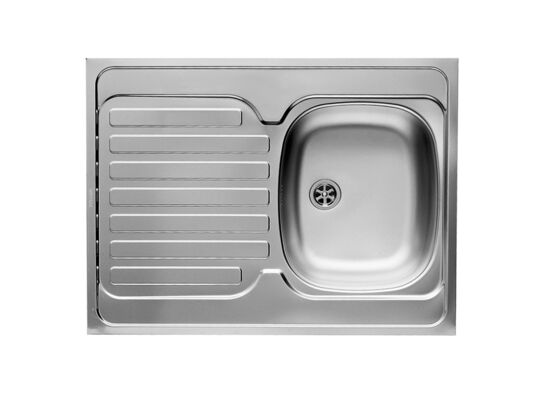 Zlewozmywak INTL 1B 1D 80 x 60 cm R PYRAMIS